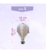 Decoratieve luchtballon maat S in roze en beige – stijlvolle wanddecoratie voor de kinderkamer