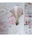 Decoratieve luchtballon maat L in roze en beige – stijlvolle wanddecoratie voor de kinderkamer
