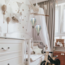 Decorative hot air balloon in cream and mint tones for a charming interior