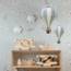 Decorative hot air balloon in cream and mint tones for a charming interior