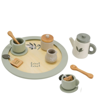 Label Label Houten theeservies | Olive Label Label Houten theeservies | Olive