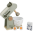 Mixeur de cuisine en bois vert olive pour des jeux imaginatifs