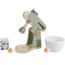 Mixeur de cuisine en bois vert olive pour des jeux imaginatifs