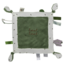 Doudou doux vert olive pour bébé, idéal pour réconfort et sécurité