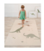 Rechthoekig speelkleed van natuurrubber met Dino World-print voor veilig en comfortabel speelplezier