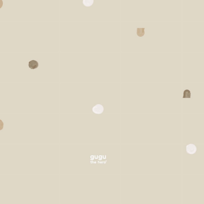 Rechthoekig speelkleed van natuurrubber met Dots-print voor veilig en comfortabel speelplezier