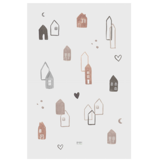 Gugu the Hero Speelkleed Scandi Town | Rechthoek