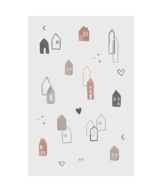Gugu the Hero Speelkleed Scandi Town | Rechthoek