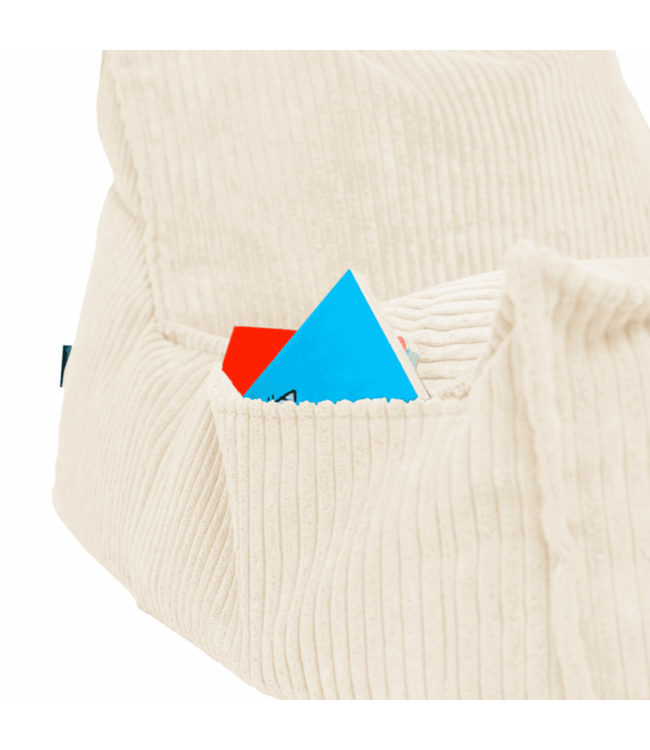 Zitzak in corduroy stof | Beige | Comfortabel en stijlvol