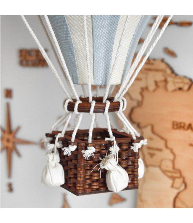 Luchtballon maat S créme/mint – handgemaakt, lichtgewicht en veilig