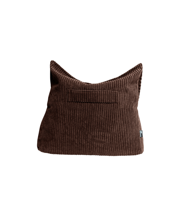 Kinderzitzak corduroy bruin – handgemaakt, comfortabel en veilig