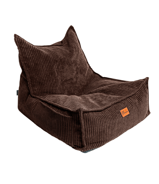 Kinderzitzak corduroy bruin – handgemaakt, comfortabel en veilig