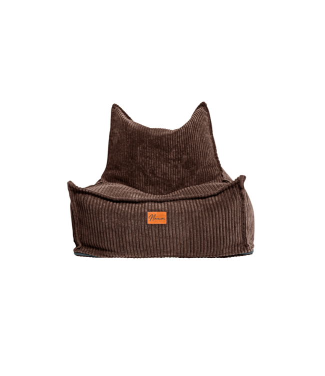 Kinderzitzak corduroy bruin – handgemaakt, comfortabel en veilig