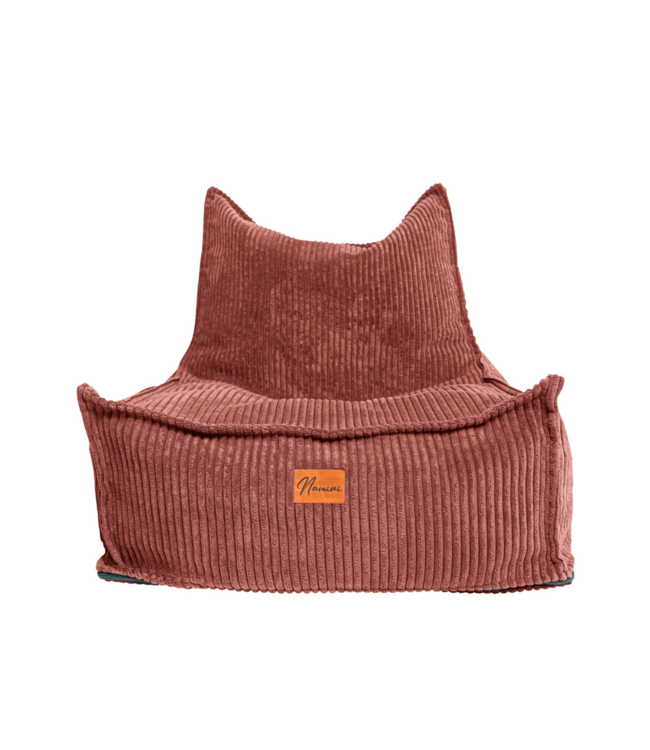 Kinderzitzak corduroy roze – handgemaakt, comfortabel en veilig