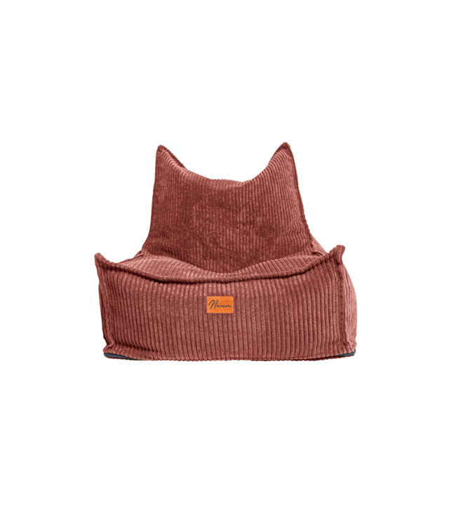 Kinderzitzak corduroy roze – handgemaakt, comfortabel en veilig