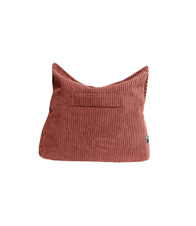 Kinderzitzak corduroy roze – handgemaakt, comfortabel en veilig