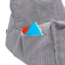 Kids beanbag corduroy  grey – handmade, comfortable and safe