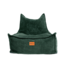 Pouf enfant velours vert – fait main, confortable et sûr