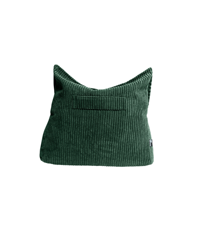 Kinderzitzak corduroy groen – handgemaakt, comfortabel en veilig