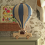 Decorative balloon size L beige/blue – Handmade accessory by Super Balloon
