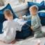 Kinderzitzak corduroy blauw– handgemaakt, comfortabel en veilig