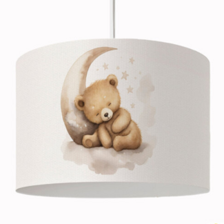 Bi&li creaties Hanglamp teddybeer op maan