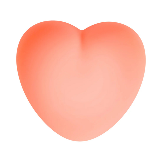 Heart-Shaped Feeding Night Light Ruby – White Lamp for Calm Feeding and Sleep