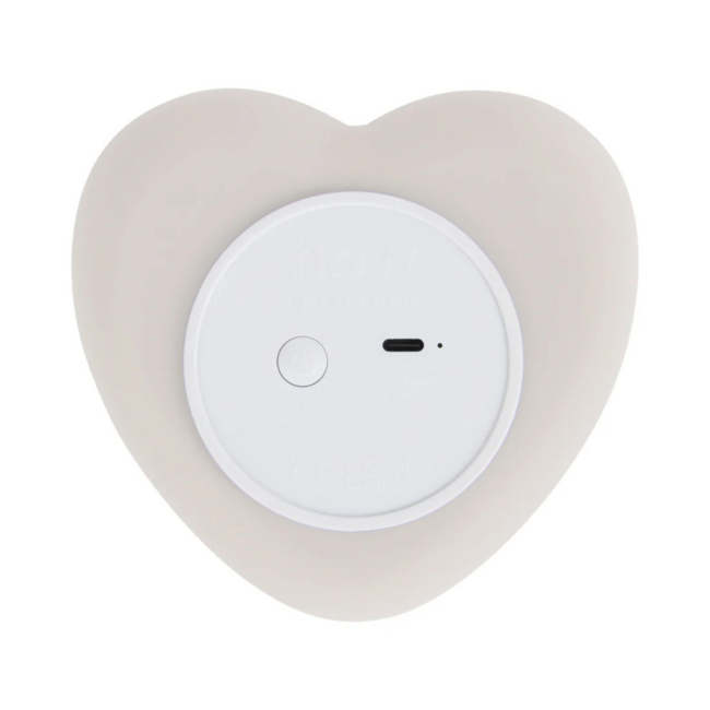 Veilleuse en forme de cœur Ruby – lampe blanche pour tétées et sommeil paisible