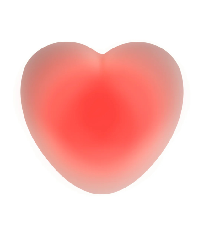 Hartvormig voedingslampje in dusty pink – zacht wit en rood licht, touchbediening en oplaadbare batterij voor nachtelijke voedingen