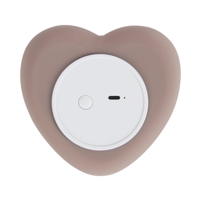 Hartvormig voedingslampje in dusty pink – zacht wit en rood licht, touchbediening en oplaadbare batterij voor nachtelijke voedingen