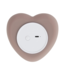 Hartvormig voedingslampje in dusty pink – zacht wit en rood licht, touchbediening en oplaadbare batterij voor nachtelijke voedingen