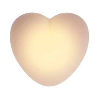 Flow Amsterdam Feeding Night Light Heart Ruby | Dusty pink