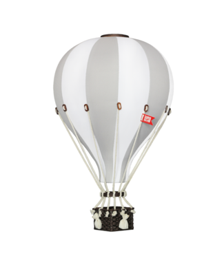 Super Balloon Decoratieve luchtballon maat L | Wit/ Licht grijs Super Balloon Decoratieve luchtballon maat L | Wit/ Licht grijs