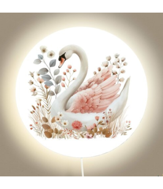 Bi&li creaties Wandlamp Zwaan Bi&li creaties Wandlamp Zwaan