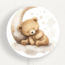 Lampe murale – ourson sur la lune pour une chambre d’enfant chaleureuse