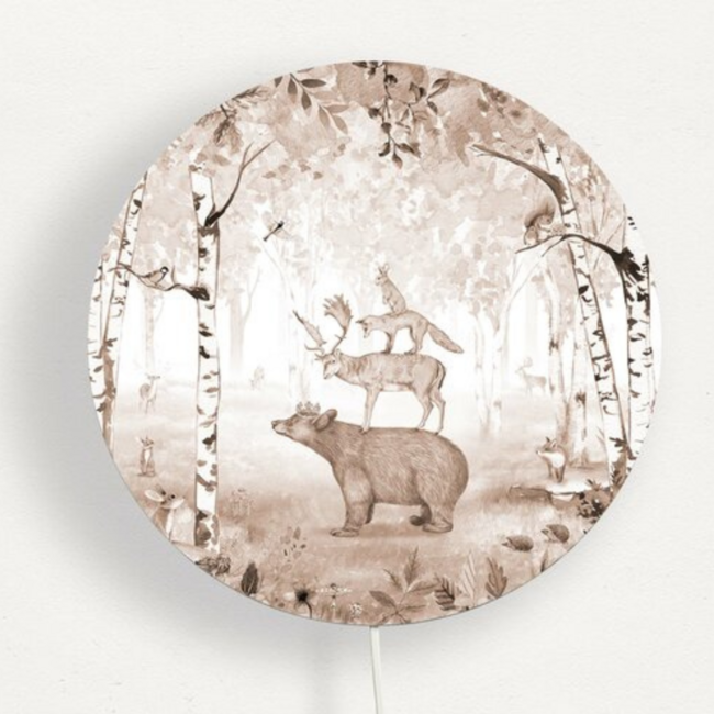 Lampe murale – Bear King pour une chambre d’enfant chaleureuse