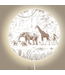 Bi&li creaties Wandlamp | Animal Parade