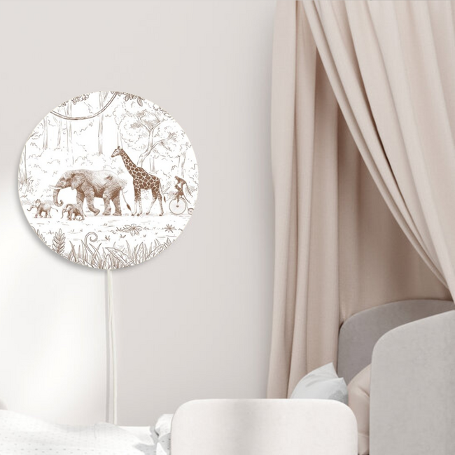 Wandlamp – vrolijke Animal Parade voor een sfeervolle kinderkamer