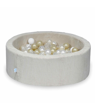 Mimii Ballenbak met ballen corduroy | Beige