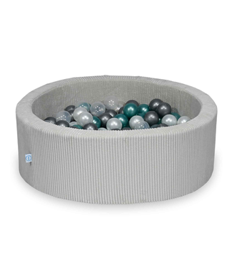 Mimii Ballenbak met 200 ballen corduroy | Grijs