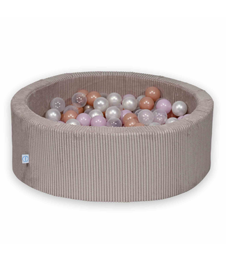 Mimii Ballenbak met ballen corduroy | Roze