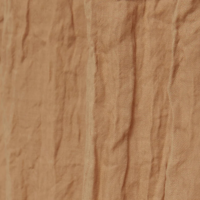 Vintage canopy made of airy cotton in the colour Biscuit