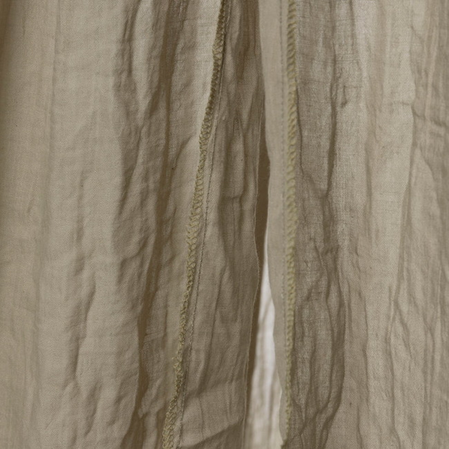 Vintage klamboe van luchtig katoen in de kleur Olive green