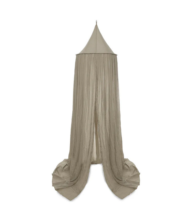 Vintage klamboe van luchtig katoen in de kleur Olive green