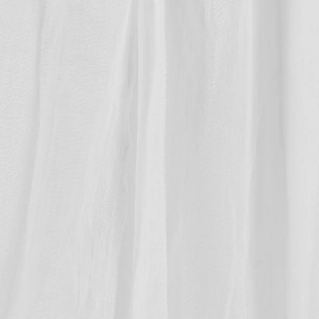 Vintage canopy made of airy cotton in the colour White