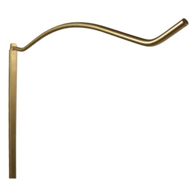 Baldachinstange mit stabilem Standfuß in eleganter Goldfarbe