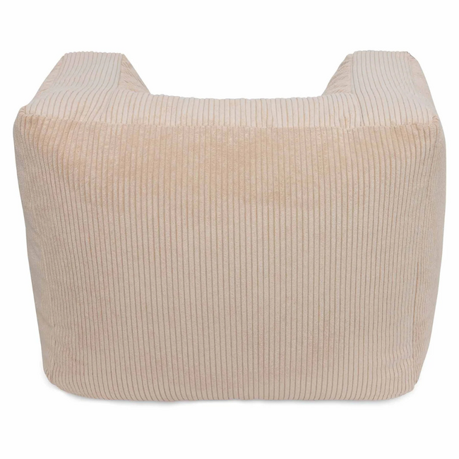 Fauteuil enfant en velours côtelé doux, coloris Naturel élégant