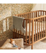 Kinderfauteuil van zacht corduroy in stijlvolle Naturel kleur