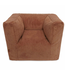 Kinderfauteuil van zacht corduroy in warme Caramel kleur
