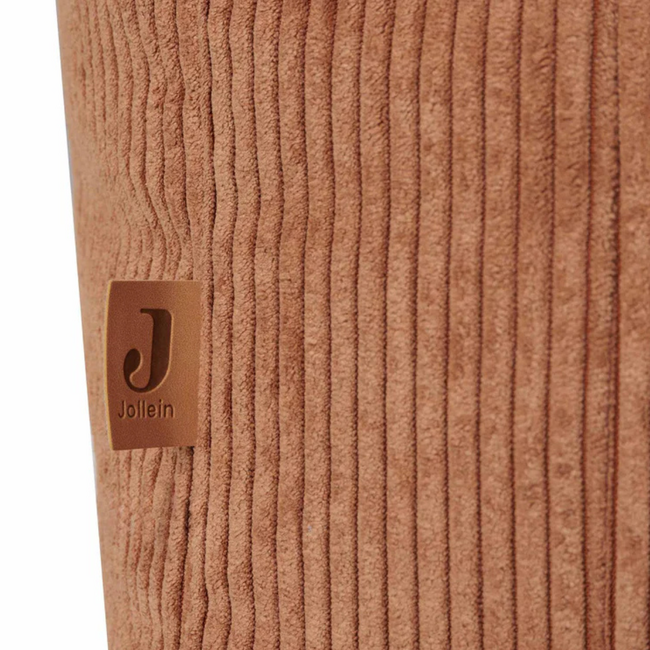 Kids armchair in soft corduroy fabric, warm Caramel color